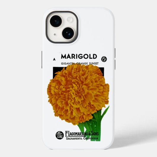 Marigold  Hoesje-Mate iPhone-draagtas voor zaaizaa Case-Mate iPhone Case (Achterkant)