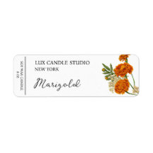 Marigold-kaarsetiket