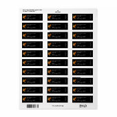 Marigold-kaarsetiket Etiket (Full Sheet)