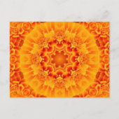 Marigold Mandala Briefkaart (Voorkant)