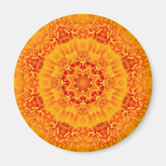 Marigold Mandala Magneet (Voorkant)