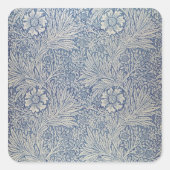 'Marigold' mapontwerp, 1875 Vierkante Sticker (Voorkant)