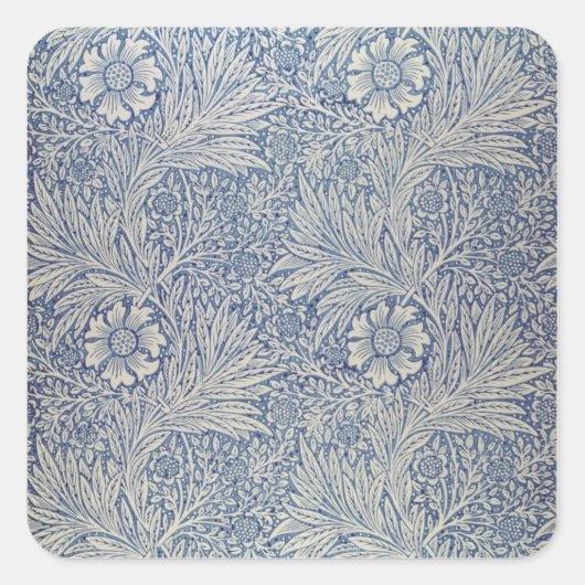 'Marigold' mapontwerp, 1875 Vierkante Sticker (Voorkant)