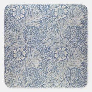 'Marigold' mapontwerp, 1875 Vierkante Sticker