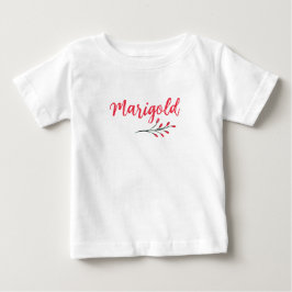 Marigold Naam Custom Rood Xmas Kerstmis Klassiek