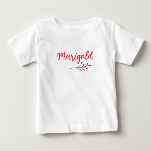 Marigold Naam Custom Rood Xmas Kerstmis Klassiek (Voorkant)