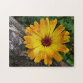 marigold op log legpuzzel (Horizontaal)