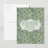 Marigold patroon - William Morris Briefkaart (Voorkant / Achterkant)