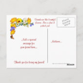 MARIGOLD POSY ~ Friendship Briefkaart (Achterkant)