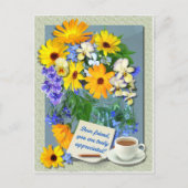 MARIGOLD POSY ~ Friendship Briefkaart (Voorkant)