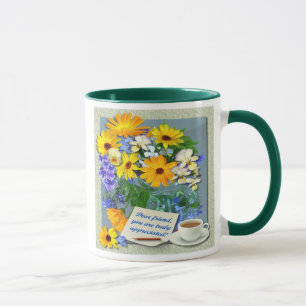MARIGOLD POSY ~ Vriendschap Ringer mok