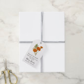 Marigold Seed Packet Memorial Begrafenisgeschenk L Cadeaulabel (Met Touw)