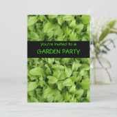 Marigold Seedlings Custom Garden Party Uitnodiging (Staand voorkant)