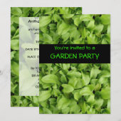 Marigold Seedlings Custom Garden Party Uitnodiging (Voorkant / Achterkant)