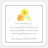 Marigold sjabloon website Sticker (Voorkant)
