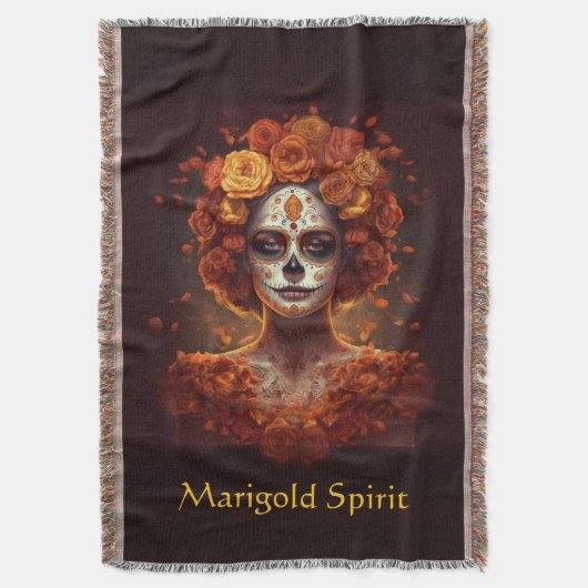 Marigold Spirit, gewoonte Deken (Voorkant Verticaal)