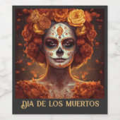 Marigold Spirit, gewoonte Wijn Etiket (Enkel label)