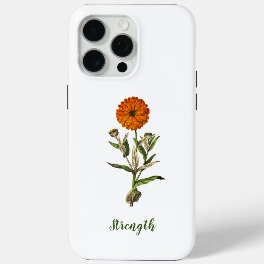 Marigold Sterkte Inspirerend Case-Mate iPhone Case (Achterkant)