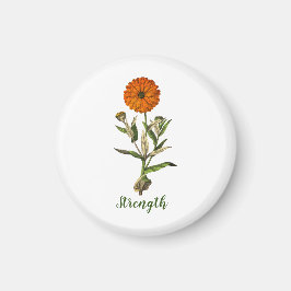 Marigold Sterkte Inspirerend Magneet