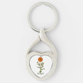 Marigold Sterkte Inspirerend Sleutelhanger (Voorkant)