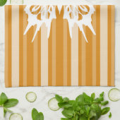 Marigold Victoriaans Stripe met vlinder Theedoek (Gevouwen)