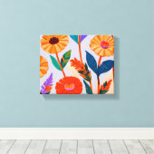 Marigold-viering Canvas Afdruk (Insitu (Houten vloer))