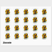 Marigold Vierkante Sticker (Vel)