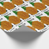 Marigold Vintage Seed Packet Cadeaupapier (Hoek)