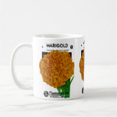 Marigold Vintage Seed Packet Koffiemok (Links)