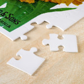 Marigold Vintage Seed Packet Legpuzzel (Zijkant)