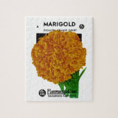Marigold Vintage Seed Packet Legpuzzel (Verticaal)