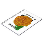 Marigold Vintage Seed Packet Notitieboek (Linkerzijde)