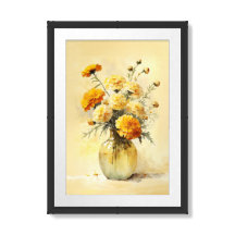 Marigold waterverf schilderij