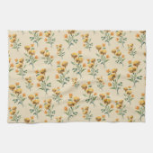 Marigold Waterverf Tea Towel Theedoek (Horizontaal)