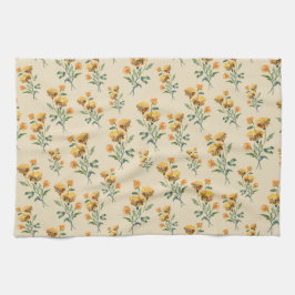 Marigold Waterverf Tea Towel Theedoek
