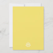 Marigold Wedding-uitnodigingen Kaart (Achterkant)
