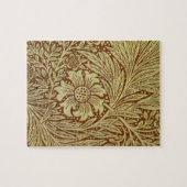 Marigold William Morris Antiek bloempatroon Legpuzzel (Horizontaal)