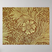 Marigold William Morris Antiek bloempatroon Poster (Voorkant)