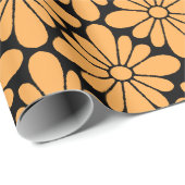 Marigold Wrapping Paper Concho Flower Pattern Cadeaupapier (Rol Hoek)