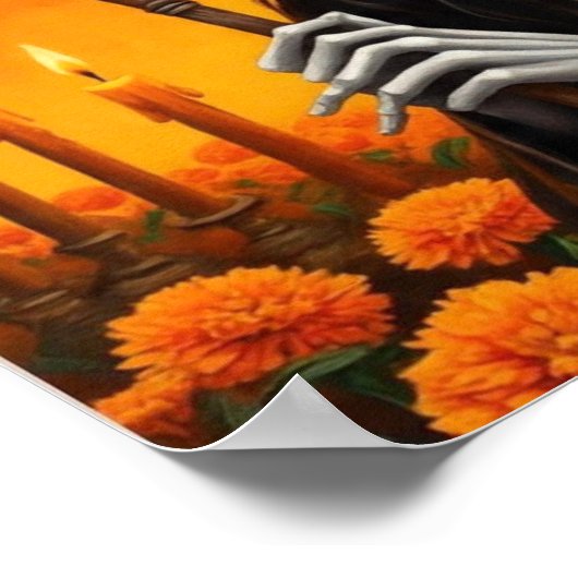 MarigoldDayOfTheDeadWitch Poster (Hoek)