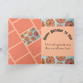 Marigolds Birthday Kaart (Binnen)