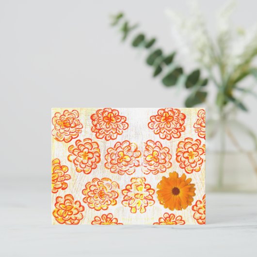 Marigolds Briefkaart (Staand voorkant)