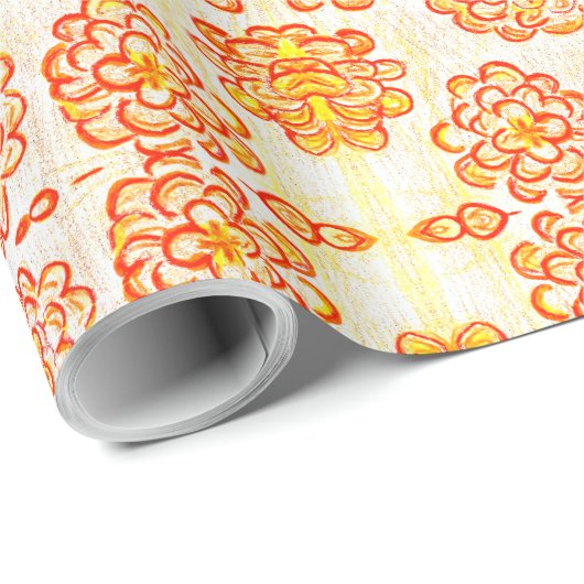 Marigolds Cadeaupapier (Rol Hoek)