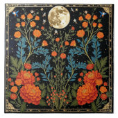 Marigolds en de maan tegeltje (Voorkant)