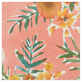 MARIGOLDS GARDEN Happy Floral Stof