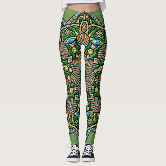 Marigolds Medallion Leggings (Voorkant)
