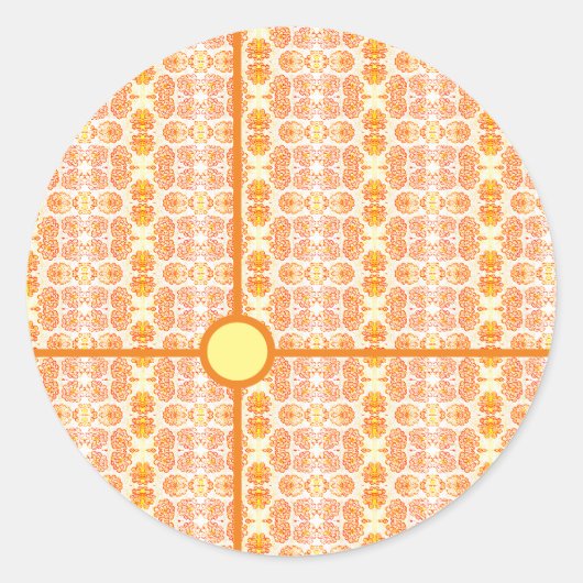 Marigolds Ronde Sticker (Voorkant)