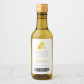 Marigolproduct ingrediënten en streepjescode-etike wijn etiket (Voorkant)