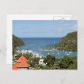 Marigot Bay Saint Lucia Briefkaart (Voorkant / Achterkant)