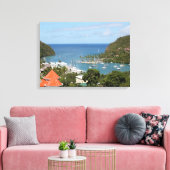 Marigot Bay Saint Lucia Canvas Afdruk (Insitu (Woonkamer))